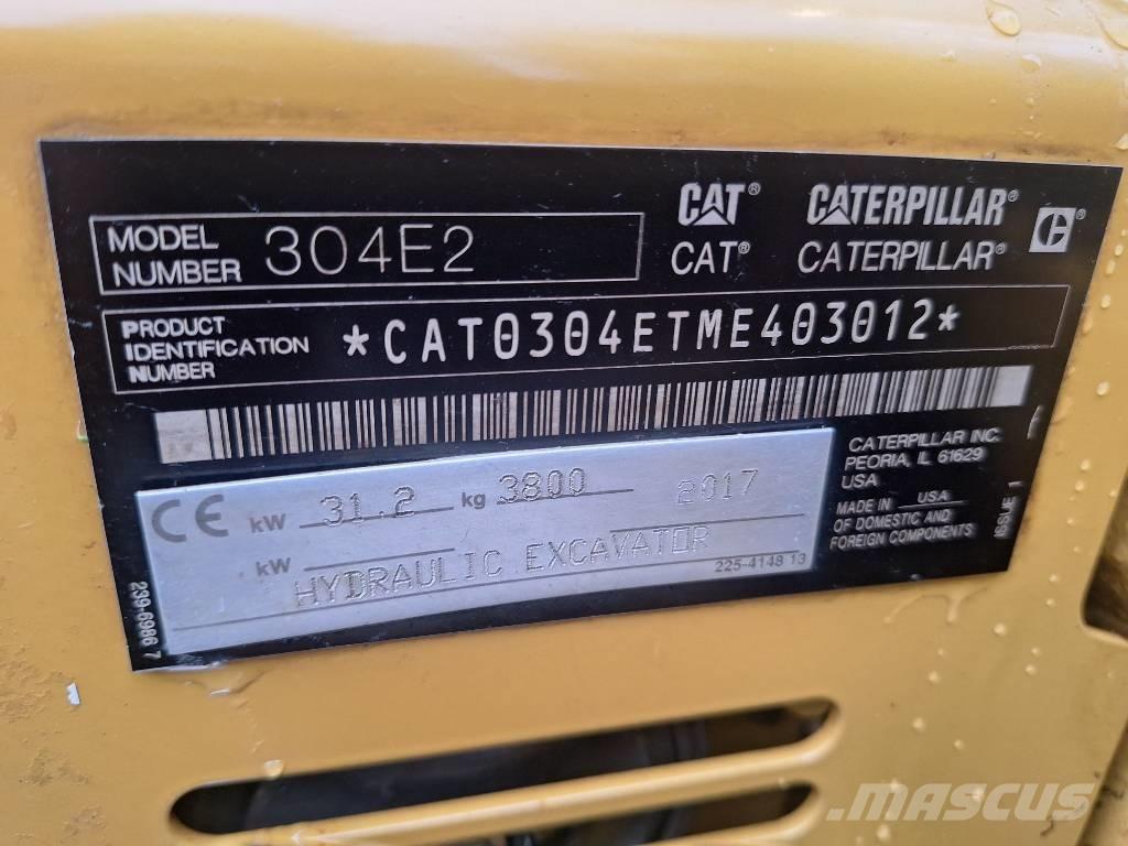 CAT 304 E CR حفارات صغيرة أقل من 7 طن (حفارات صغيرة)