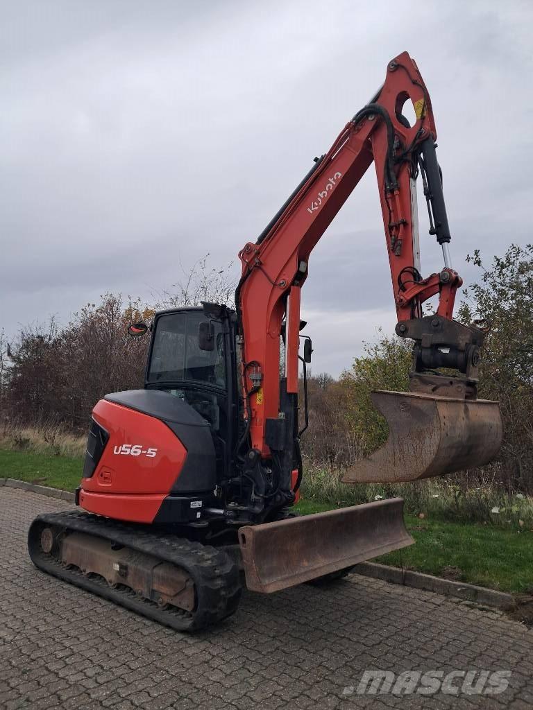Kubota U 56-5 حفارات صغيرة أقل من 7 طن (حفارات صغيرة)