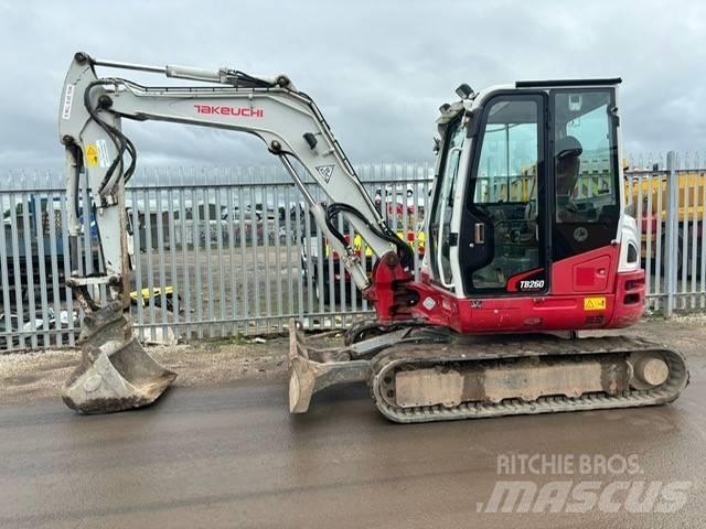 Takeuchi TB260 حفارات صغيرة أقل من 7 طن (حفارات صغيرة)