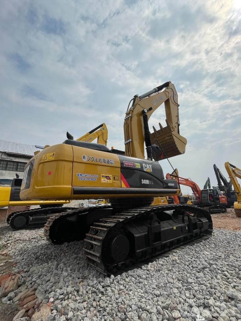 CAT CAT340D2L حفارات زحافة