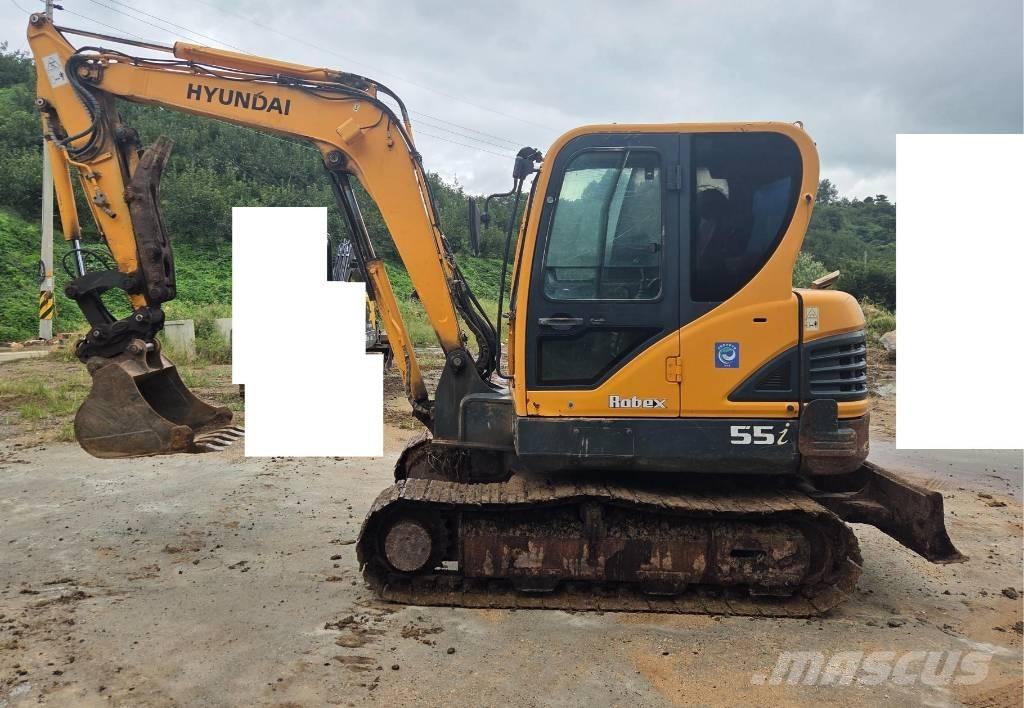 Hyundai Robex 55 حفارات صغيرة أقل من 7 طن (حفارات صغيرة)