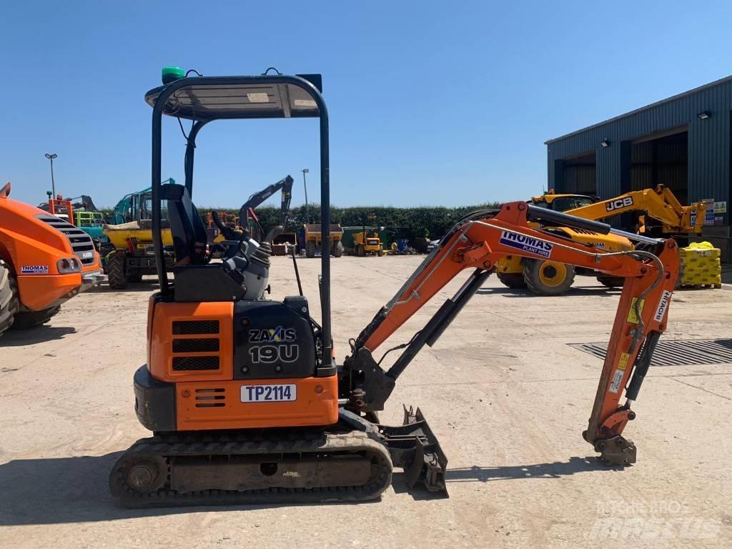 Hitachi ZX 19 U-5 حفارات صغيرة أقل من 7 طن (حفارات صغيرة)