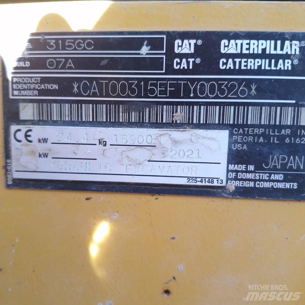 CAT 315 حفارات زحافة