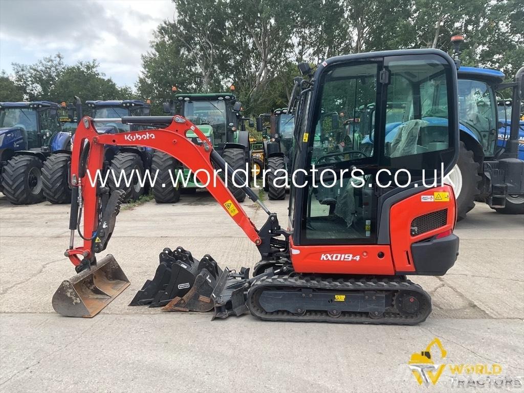 Kubota KX 019-4 حفارات صغيرة أقل من 7 طن (حفارات صغيرة)