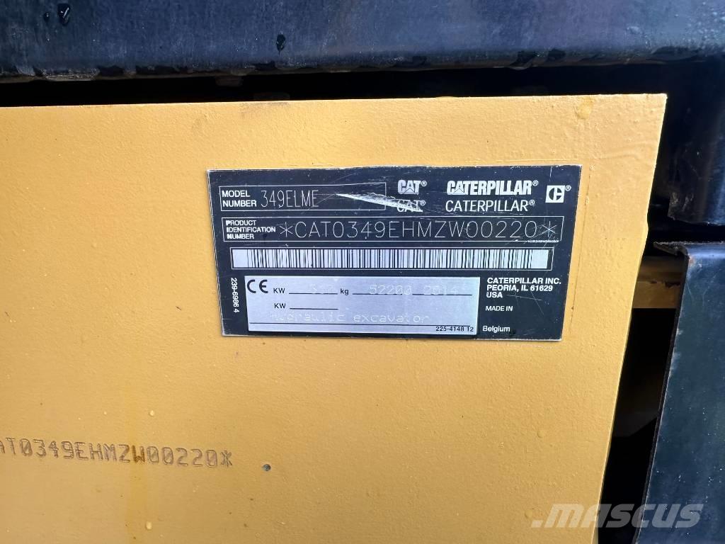 CAT 349 E حفارات زحافة
