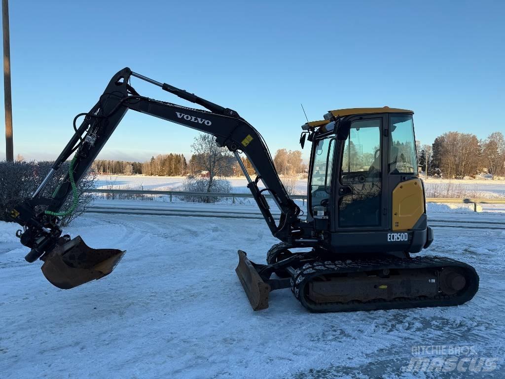 Volvo ECR 50 D حفارات صغيرة أقل من 7 طن (حفارات صغيرة)