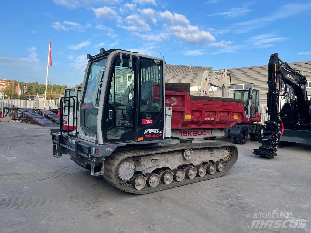 Takeuchi TCR 50 عربات نقل قلابة مجنزرة