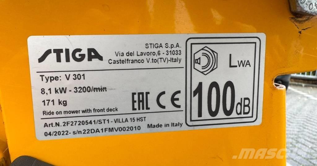 Stiga Villa ركوب الحشائش