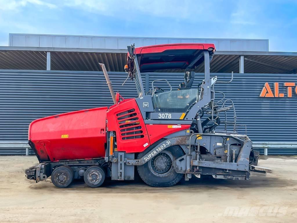 Vögele SUPER 1803-3I معدات السفلتة