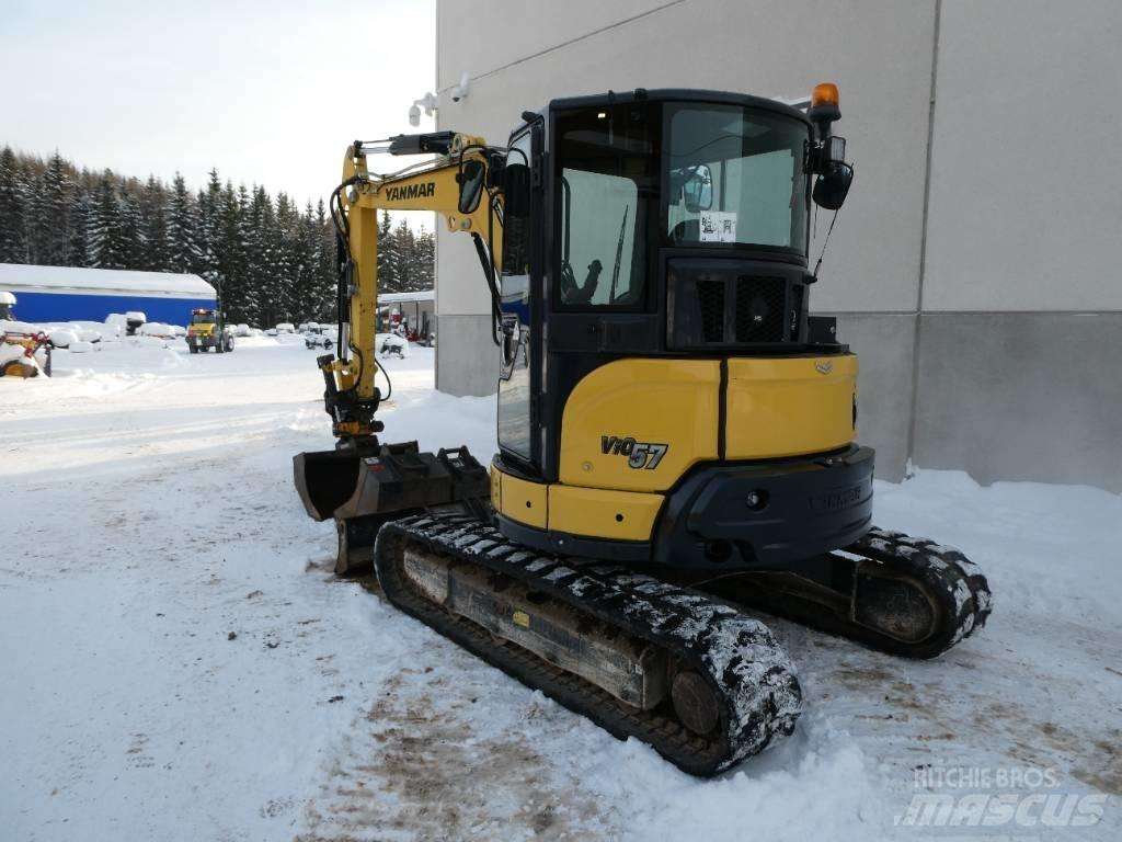 Yanmar Vio 57-6A حفارات صغيرة أقل من 7 طن (حفارات صغيرة)