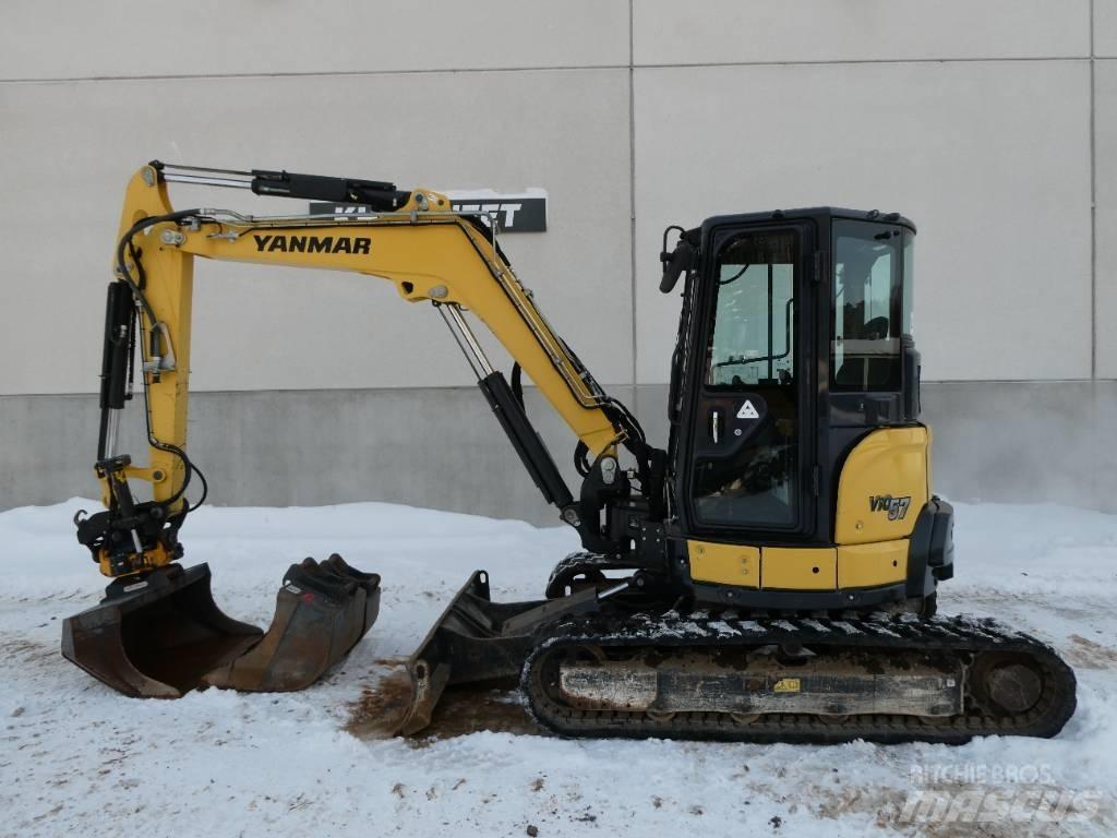 Yanmar Vio 57-6A حفارات صغيرة أقل من 7 طن (حفارات صغيرة)