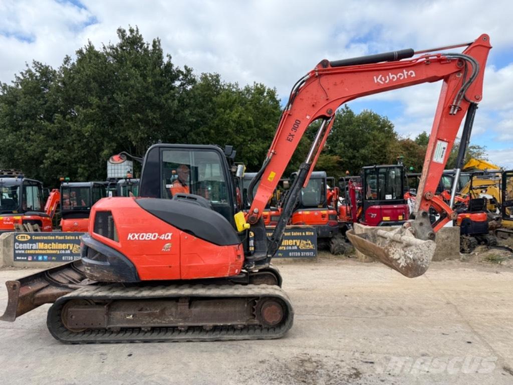 Kubota KX 080-4 حفارات وسط 7 طن - 12 طن