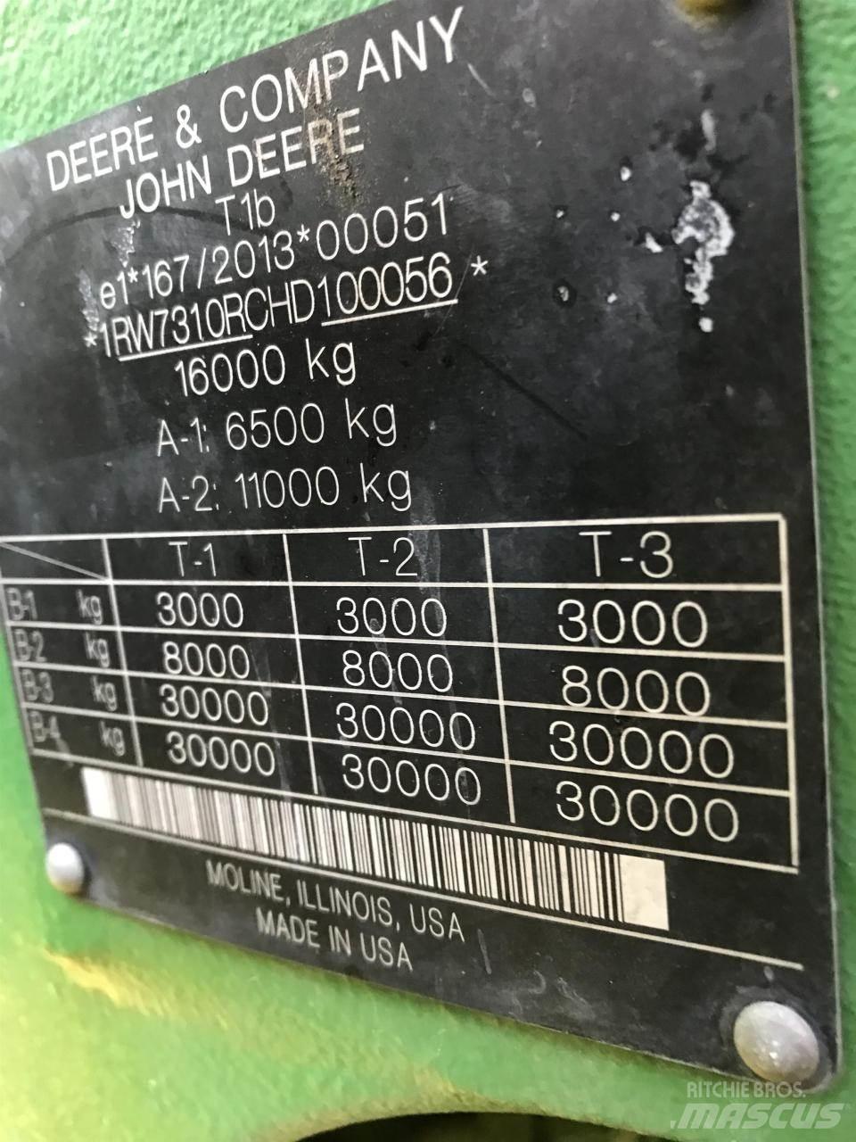 John Deere 7310R الجرارات