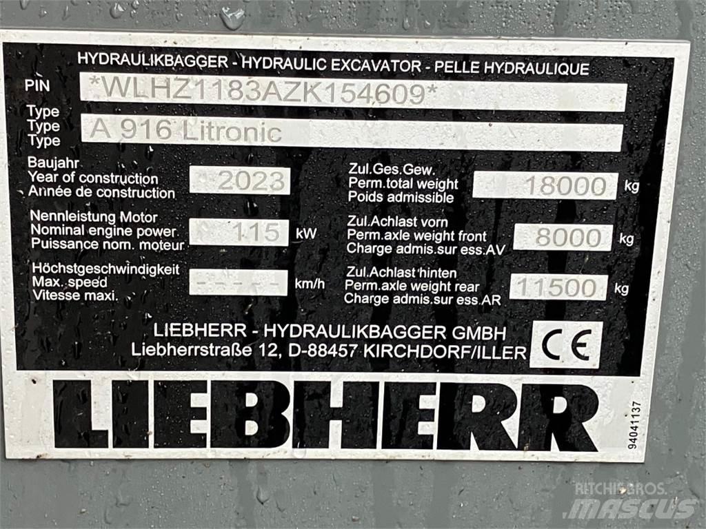 Liebherr A916 حفارات بعجل