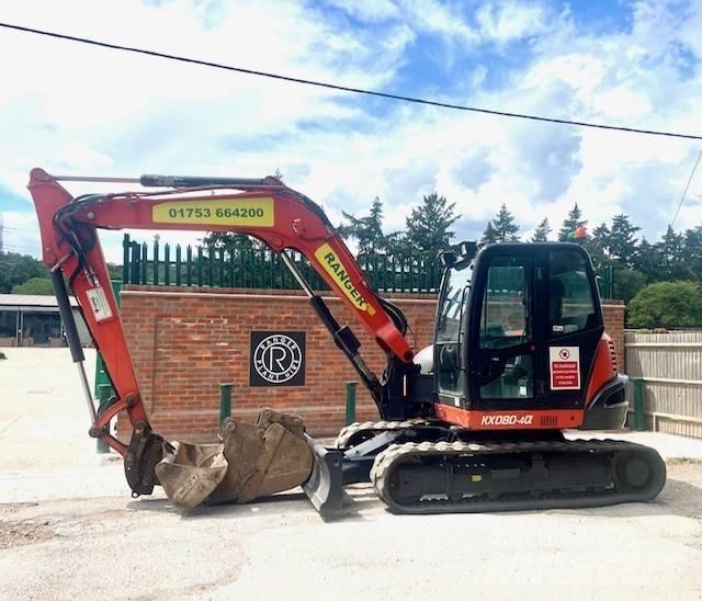 Kubota KX 080-4 حفارات وسط 7 طن - 12 طن