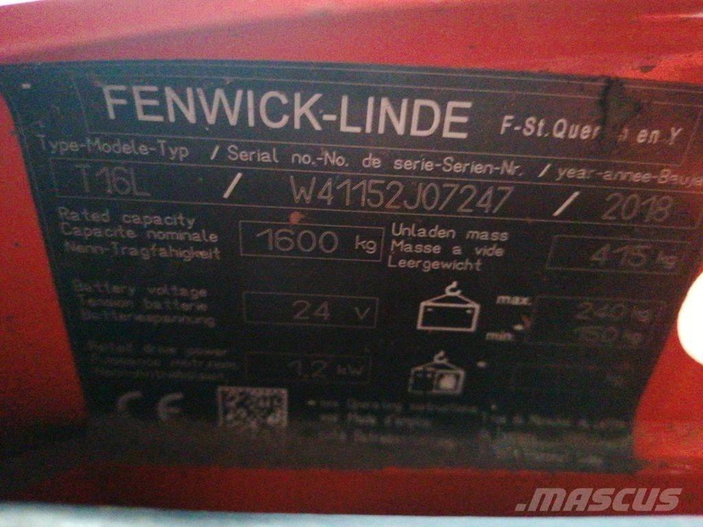 Linde T16L معدات الرفع منخفض المستوى