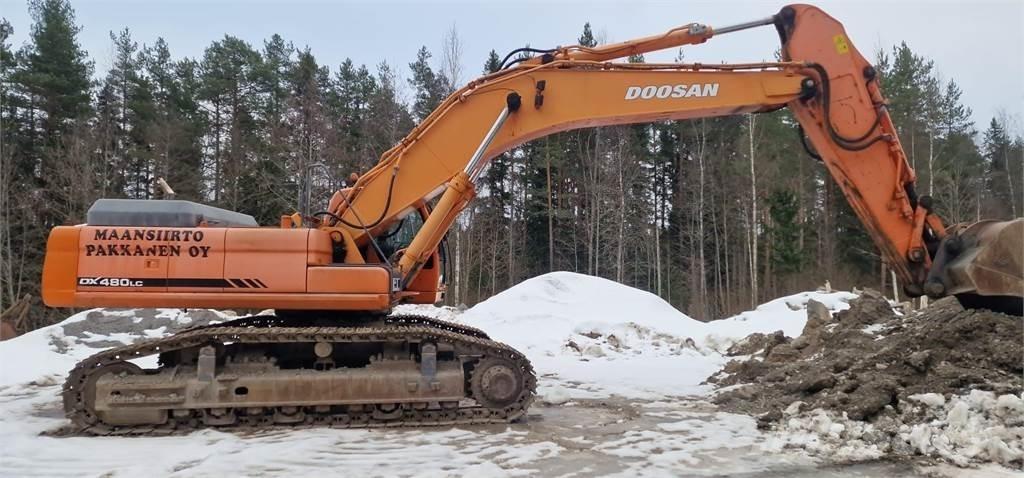 Doosan DX 480 LC حفارات زحافة