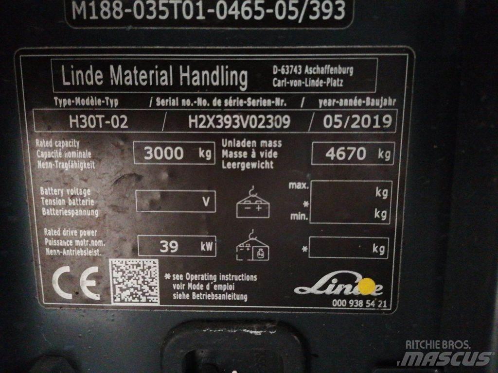 Linde H30T-02 شاحنات LPG