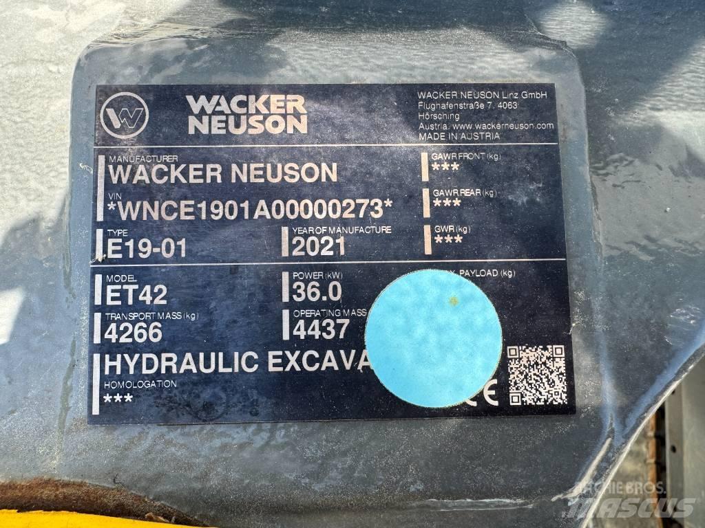 Wacker Neuson ET42 حفارات زحافة