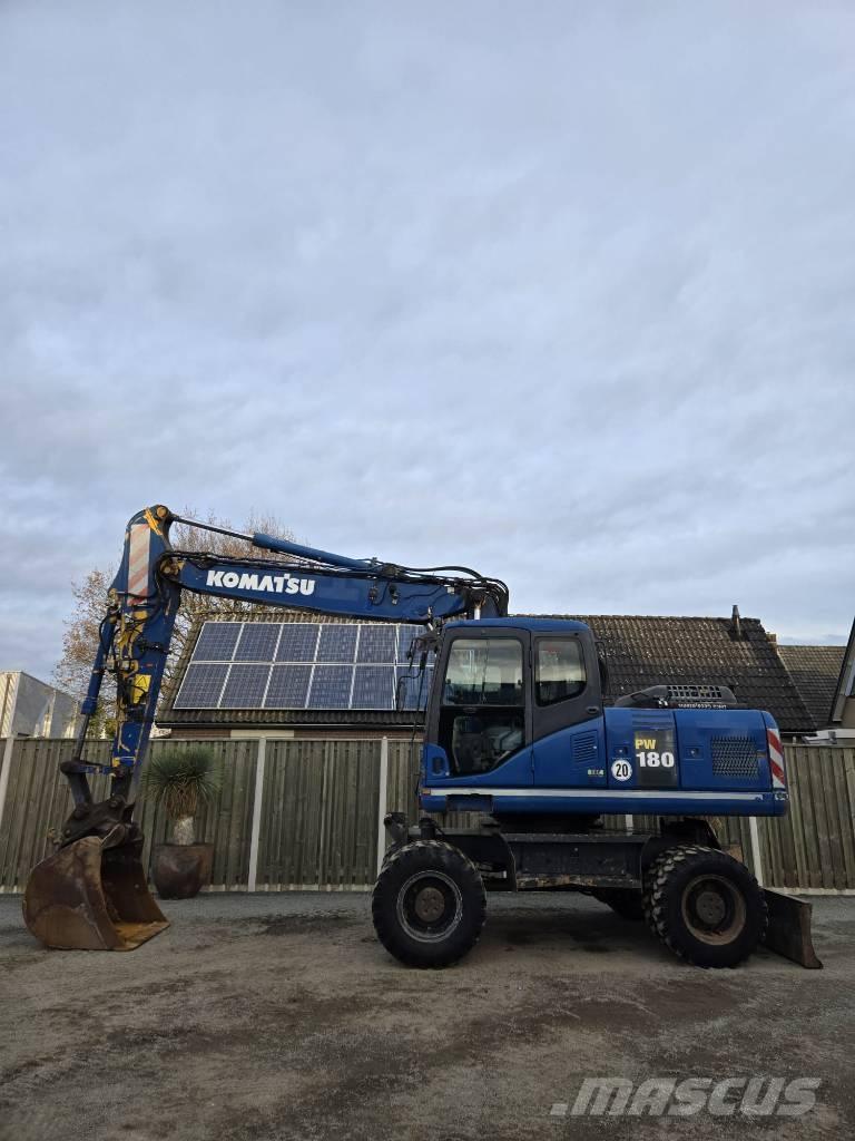 Komatsu PW 180-7EO حفارات بعجل