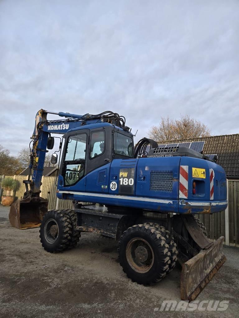 Komatsu PW 180-7EO حفارات بعجل