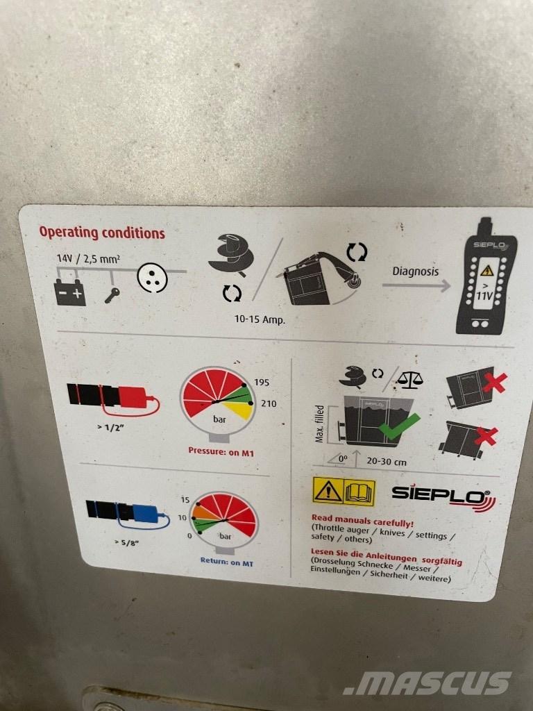  Sieplo MB 1800F ماكينات وملحقات مواش أخرى