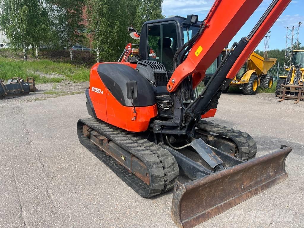 Kubota KX 080 حفارات وسط 7 طن - 12 طن