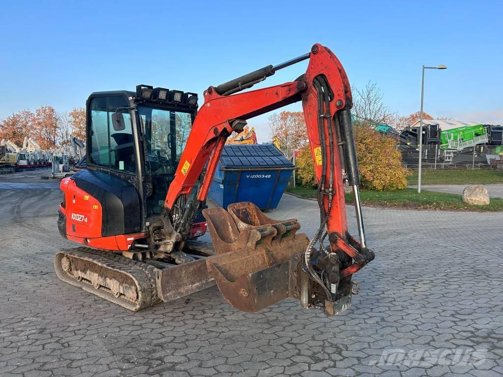 Kubota KX 027-4 حفارات صغيرة أقل من 7 طن (حفارات صغيرة)