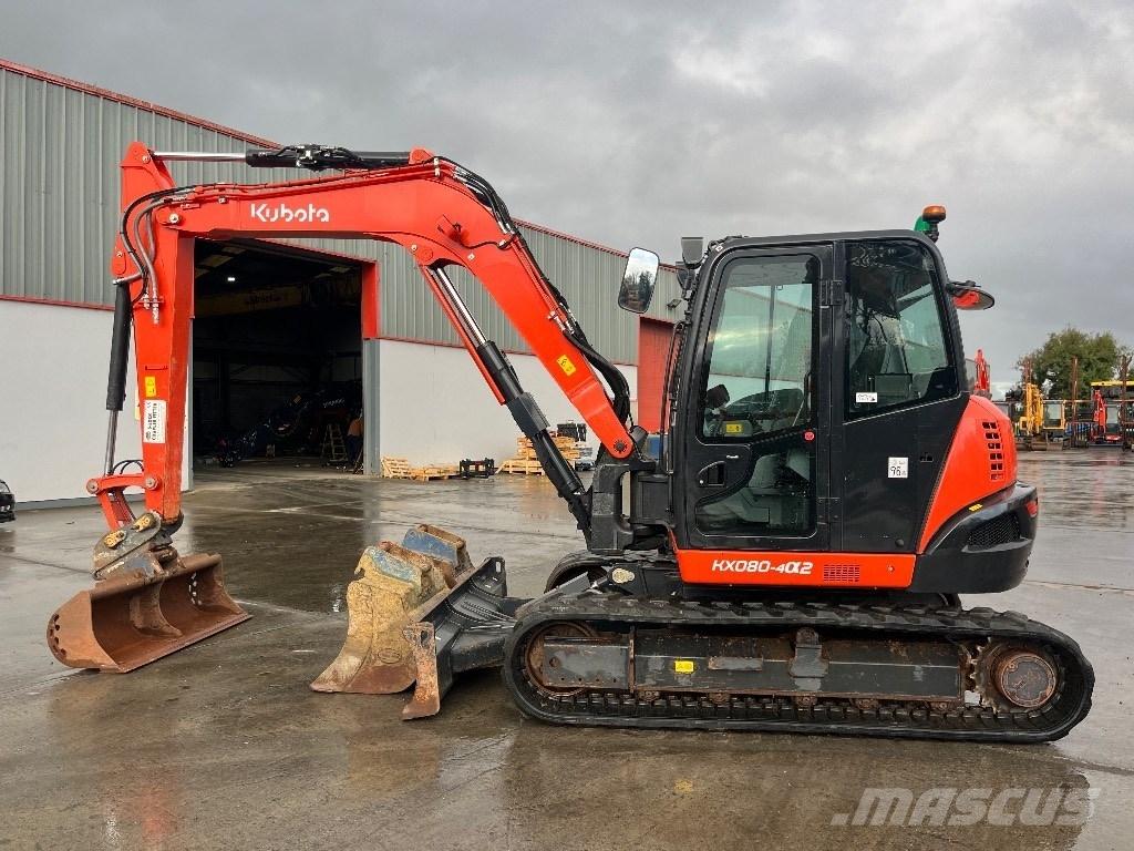 Kubota KX 080-4 حفارات وسط 7 طن - 12 طن