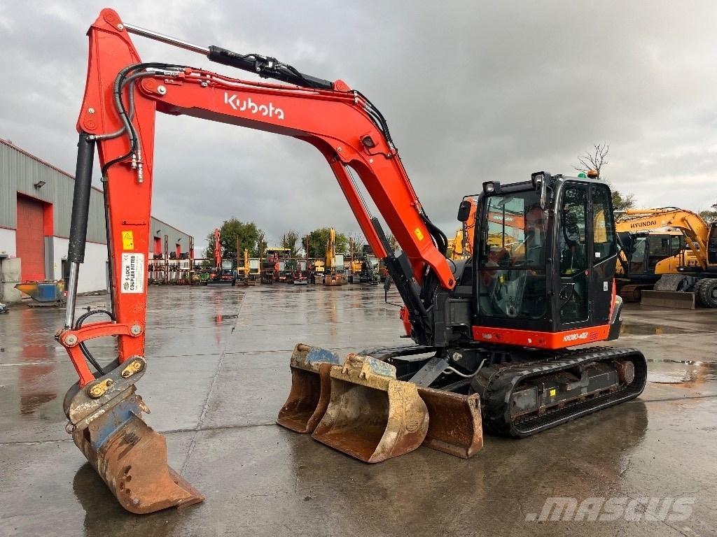 Kubota KX 080-4 حفارات وسط 7 طن - 12 طن