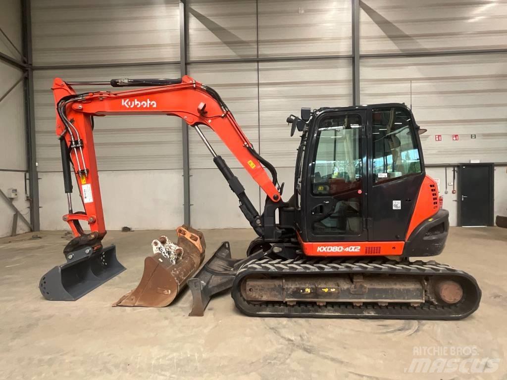 Kubota KX 080-4 A 2 حفارات وسط 7 طن - 12 طن