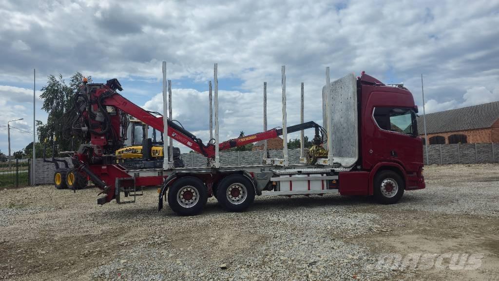 Scania R 650 شاحنات أشجار