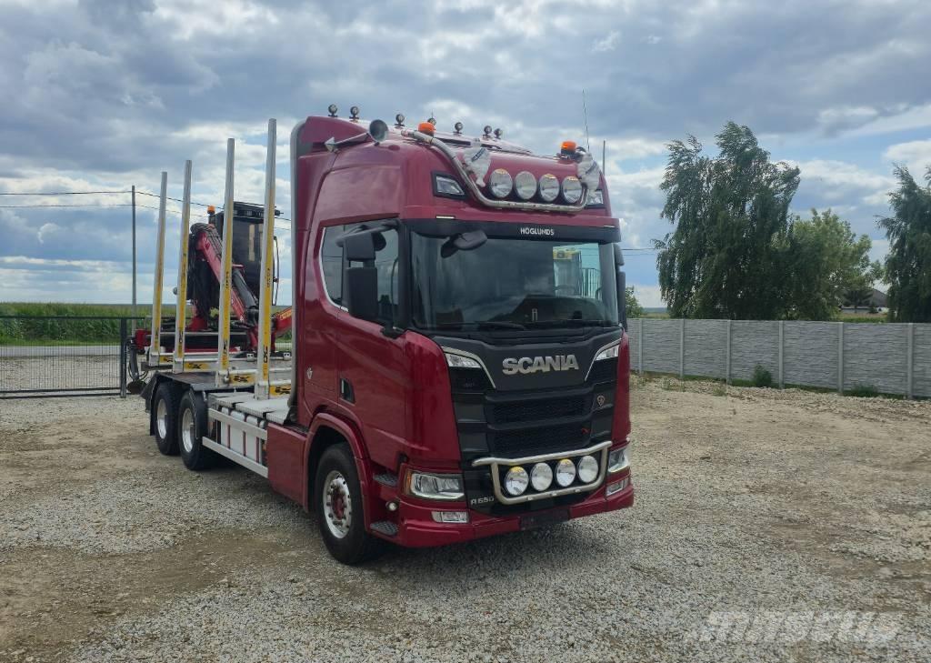 Scania R 650 شاحنات أشجار