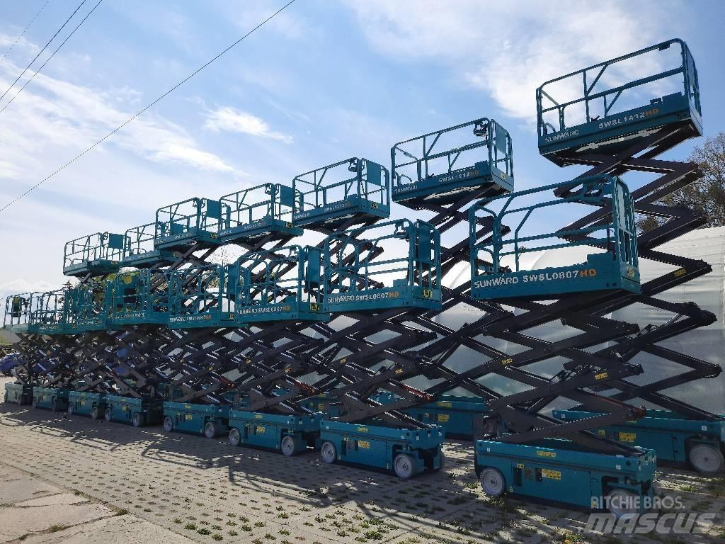 Sunward SWSL 1214 HD رافعات مقصية الشكل