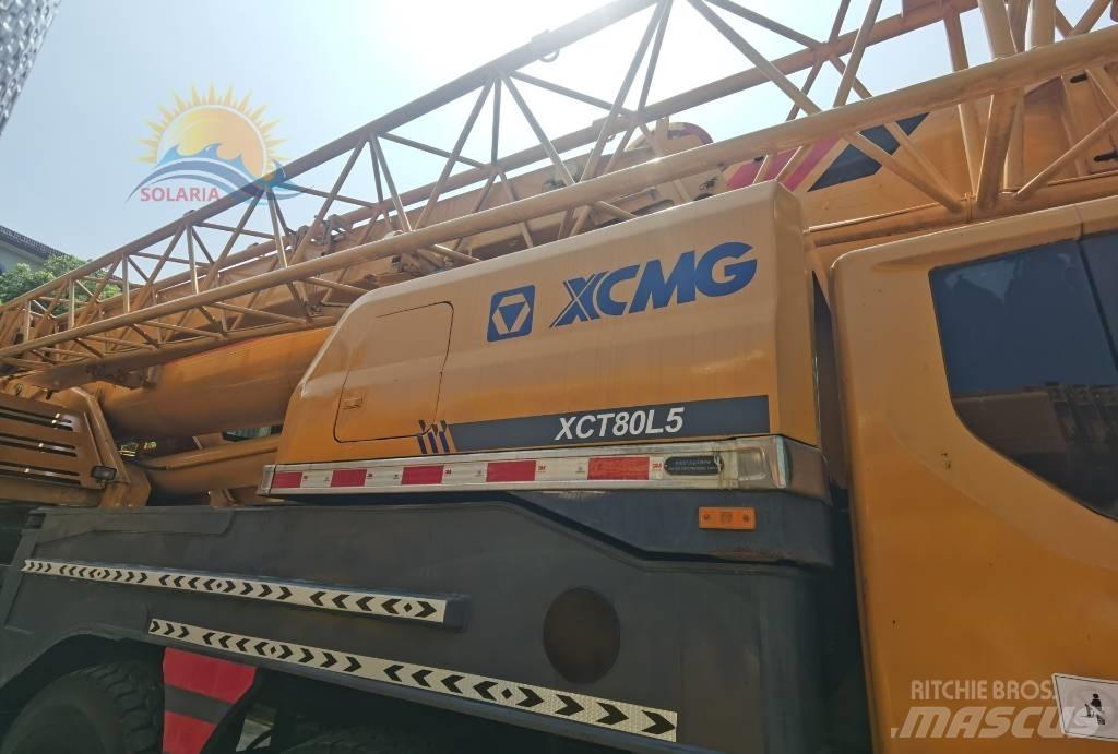 XCMG XCT80L5 رافعات صالحة لكل أنواع الطرق