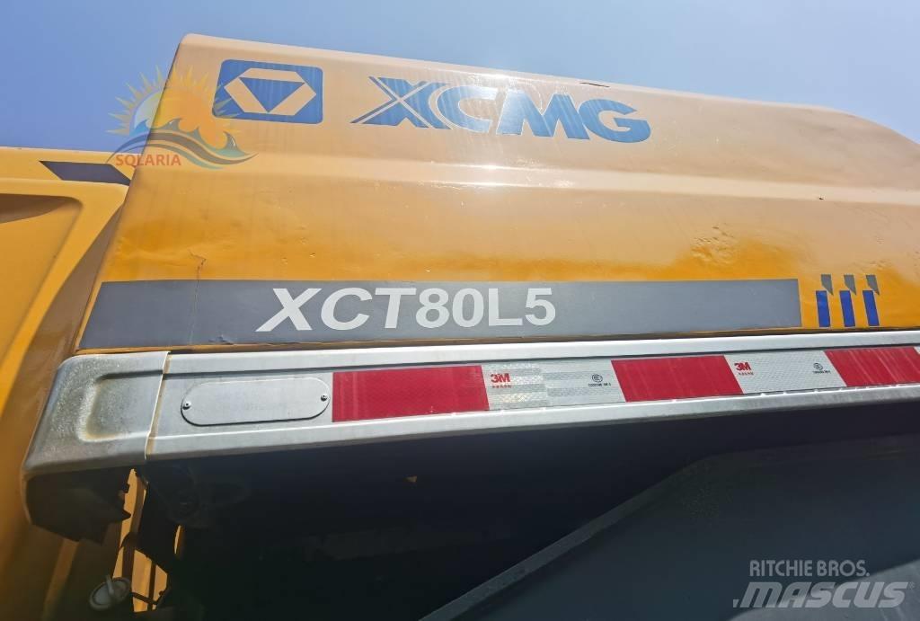 XCMG XCT80L5 رافعات صالحة لكل أنواع الطرق