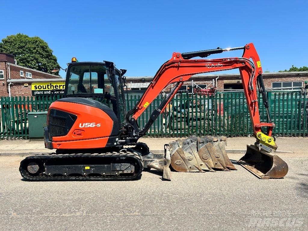 Kubota U 56-5 حفارات صغيرة أقل من 7 طن (حفارات صغيرة)