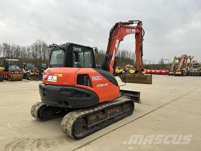 Kubota KX080-4A2 حفارات وسط 7 طن - 12 طن