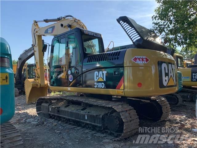 CAT 318DL حفارات زحافة