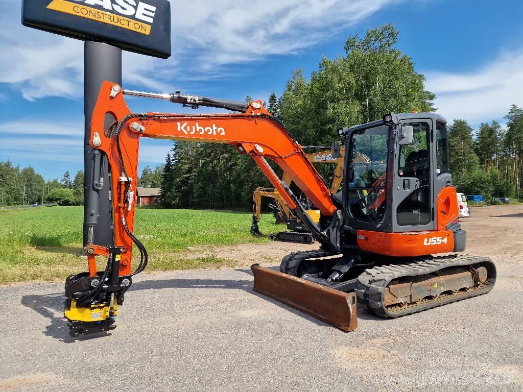 Kubota U 55-4 حفارات صغيرة أقل من 7 طن (حفارات صغيرة)