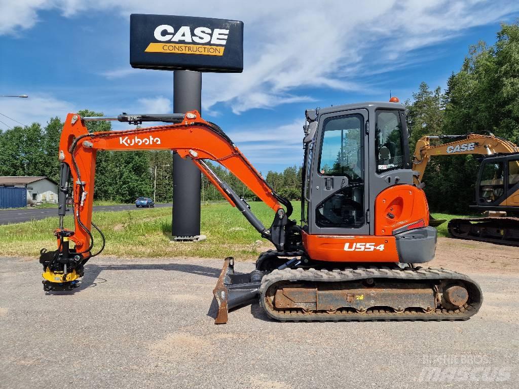 Kubota U 55-4 حفارات صغيرة أقل من 7 طن (حفارات صغيرة)