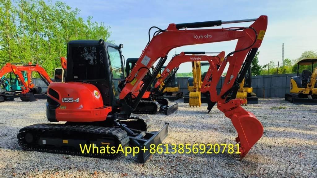 Kubota U 55-4 حفارات صغيرة أقل من 7 طن (حفارات صغيرة)