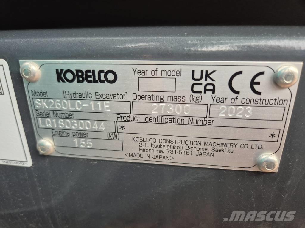 Kobelco SK260LC-11E حفارات زحافة