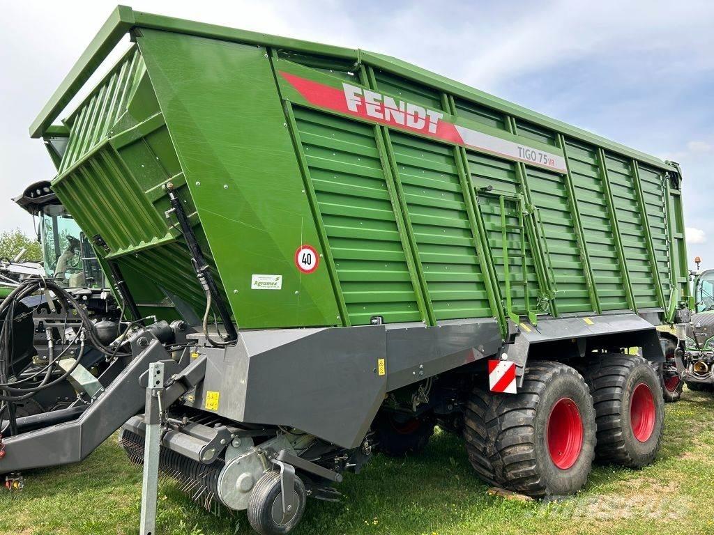 Fendt tigo 75 VR عربات الأعلاف