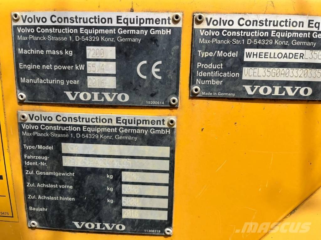 Volvo L 35 G لوادر بعجل