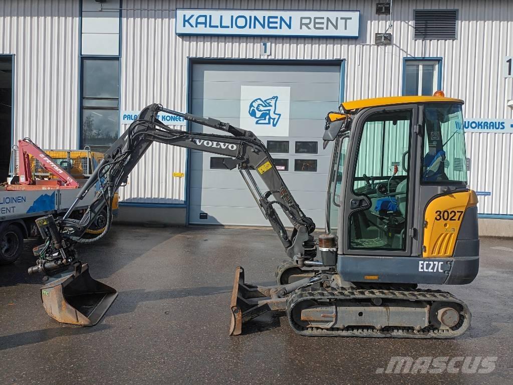 Volvo EC 27 C حفارات صغيرة أقل من 7 طن (حفارات صغيرة)
