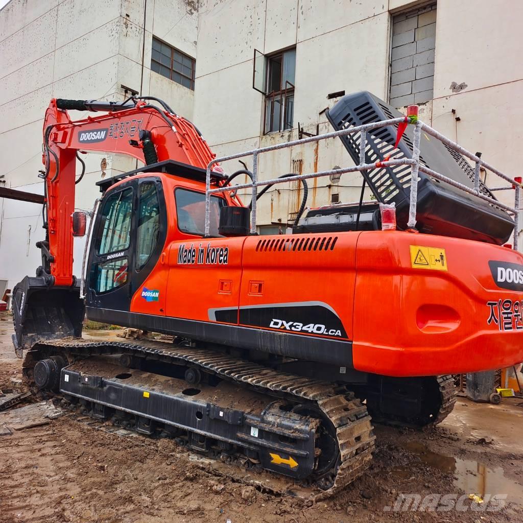 Doosan DX 340 LC حفارات زحافة