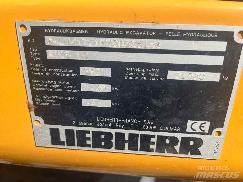 Liebherr R918 حفارات زحافة