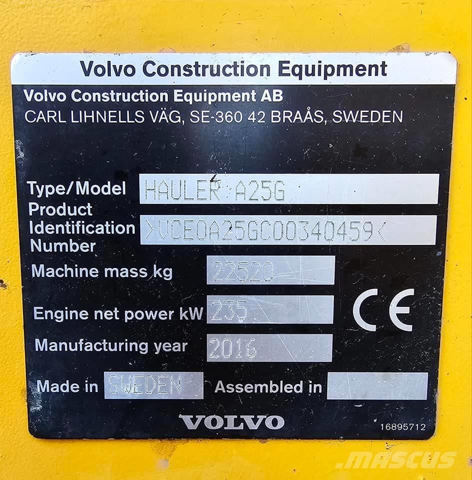 Volvo A 25 G ساحبات مفصلية