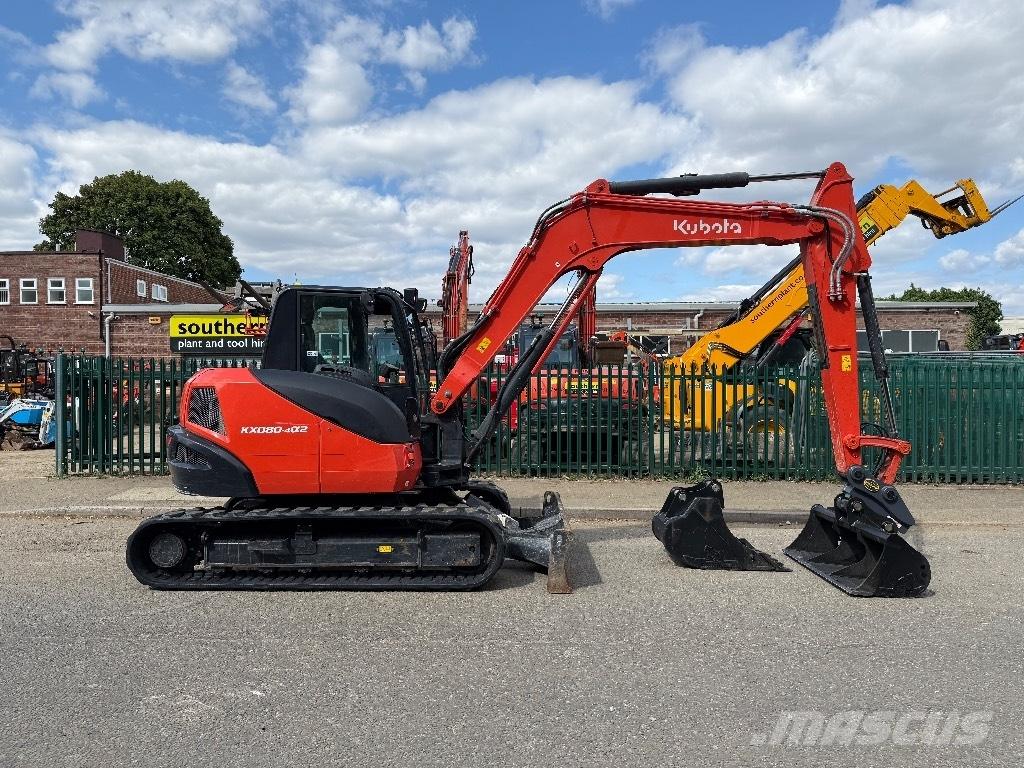 Kubota KX 080-4 حفارات وسط 7 طن - 12 طن